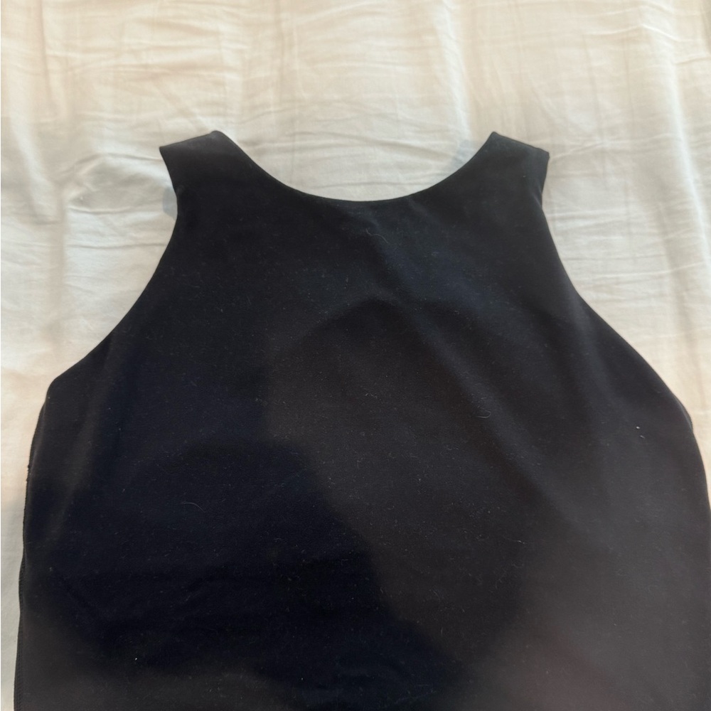 Athleta Black Cropped Top